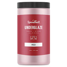 Speedball Ceramic Underglaze - Red, Opaque, 16 oz