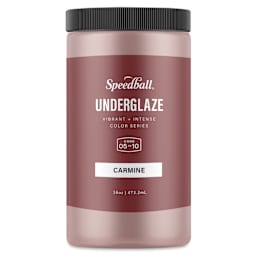 Speedball Ceramic Underglaze - Carmine, Opaque, 16 oz