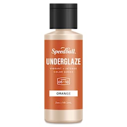 Speedball Ceramic Underglaze - Orange, Opaque, 2 oz
