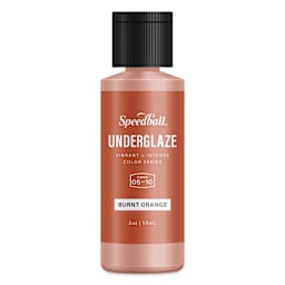 Speedball Ceramic Underglaze - Burnt Orange, 2 oz