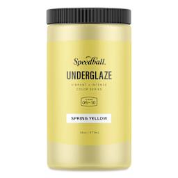 Speedball Ceramic Underglaze - Spring Yellow, 16 oz