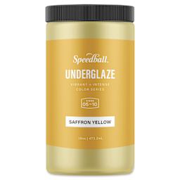 Speedball Ceramic Underglaze - Saffron Yellow, Opaque, 16 oz