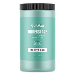 Speedball Ceramic Underglaze - Robin's Egg, 16 oz