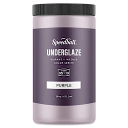 Speedball Ceramic Underglaze - Purple, Opaque, 16 oz