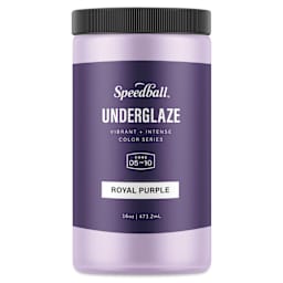 Speedball Ceramic Underglaze - Royal Purple, Opaque, 16 oz