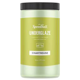 Speedball Ceramic Underglaze - Chartreuse, Opaque, 16 oz