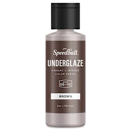 Speedball Ceramic Underglaze - Brown, Opaque, 2 oz