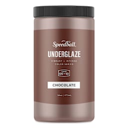 Speedball Ceramic Underglaze - Chocolate, 16 oz