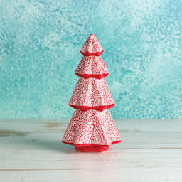 Mayco Cobblestone Glaze - finished tree statue example