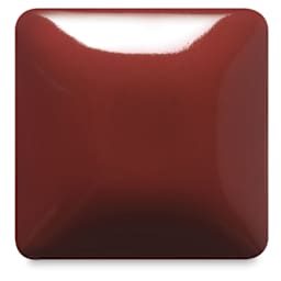 Blick Essentials Gloss Glaze - Pint, Cardinal, fired at Cone 06 oxidation