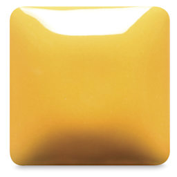 Blick Essentials Gloss Glaze - Pint, Sunflower, fired at Cone 06 oxidation