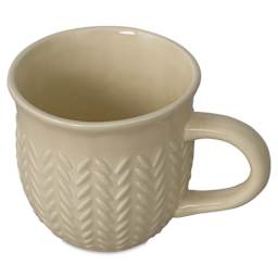 Blick Essentials Gloss Glaze - Matcha - finished mug example