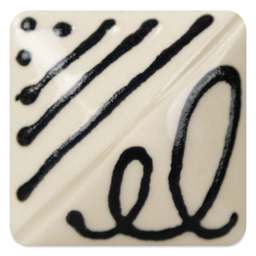 Mayco Designer Liners - Black fired to cone 06 oxidation