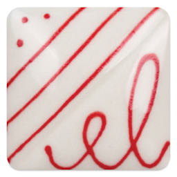 Mayco Designer Liners - Red fired to cone 10 reduction