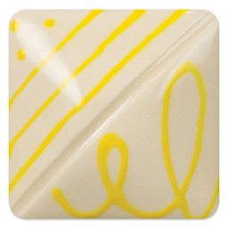 Mayco Designer Liners - Yellow fired to cone 06 oxidation