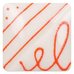 Mayco Designer Liners - Orange fired to cone 6 oxidation