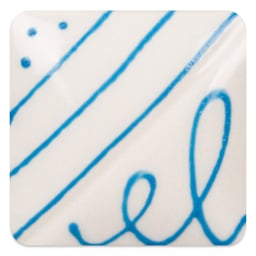 Mayco Designer Liners - Bright Blue fired to cone 6 oxidation