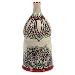 Mayco Designer Liners -Finished vase using multiple colors of liner