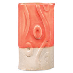 Amaco Celadon Glazes - 10 lb (Dry), Poppy, fired on Buff Stoneware #46