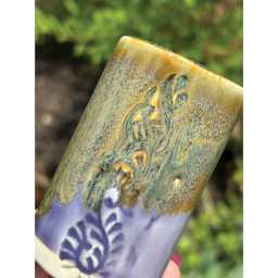 Amaco Celadon Glazes - Lavender fired to cone 6 oxidation beneath PC67