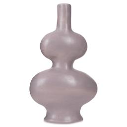 Amaco Satin Matte Glaze - SM-2 Stone, 16 oz applied to upright vase