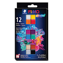 Staedtler Fimo Professional Polymer Clays - Basic Colors, Set of 12