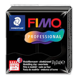 Staedtler Fimo Professional Polymer Clay - Black, 2 oz, packaging