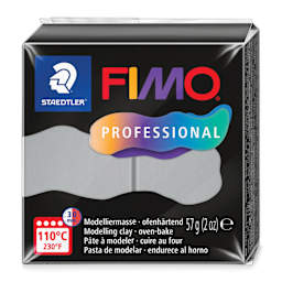 Staedtler Fimo Professional Polymer Clay - Dolphin Grey, 2 oz, packaging