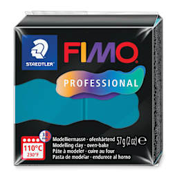 Staedtler Fimo Professional Polymer Clay - Turquoise, 2 oz, packaging
