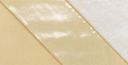 Amaco No. 46 Buff Stoneware Clay shown left to right: Bisque, Clear Glaze, and White Glaze 