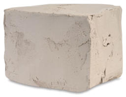 Amaco No. 46 Buff Stoneware Clay - block of wet clay shown
