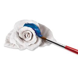 DAS Modeling Clay rose being painted