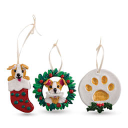 DAS Modeling Clay (dog ornaments created with modeling clay)