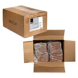 Blick Red Earthenware Clay, in packaging