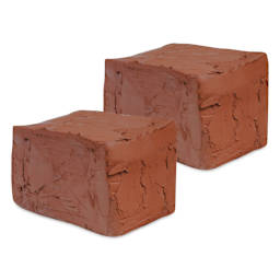 Blick Red Earthenware Clay, out of packaging