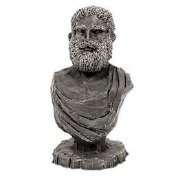 Sargent Art Professional Sculpture Clay - Finished sculpture of man with textured beard