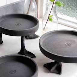 Sio-2 PRNI Black Stoneware Clay - finished piece by Tono Perez