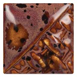 Mayco Stoneware Crystal Glaze - Peppered Plum fired to cone 6 oxidation