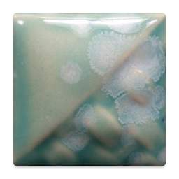 Mayco Stoneware Crystal Glaze - Celadon Bloom fired to cone 6 oxidation