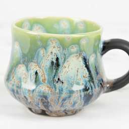 Mayco Stoneware Crystal Glazes - additional finished mug example
