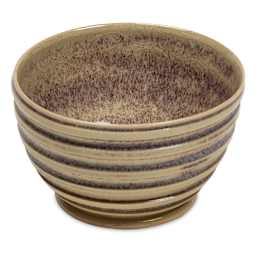 Mayco Stoneware Classic Glaze - Oxblood Glaze shown on finished stoneware bowl