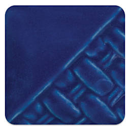 Mayco Stoneware Classic Glaze - Blue Gloss fired at cone 10 reduction