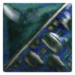 Mayco Stoneware Classic Glaze - Blue Surf, Dry - fired to cone 10