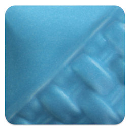 Mayco Stoneware Gloss Glaze - Bright Blue Gloss fired to cone 10 reduction