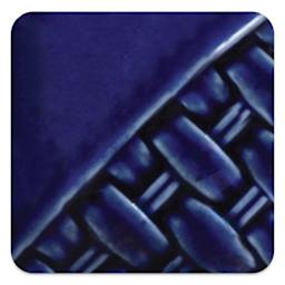 Mayco Stoneware Classic Glaze - Sapphire, fired at cone 10 reduction