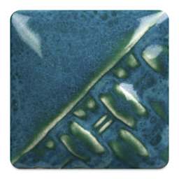 Mayco Stoneware Classic Glaze - Tropical Teal, fired at cone 6 oxidation