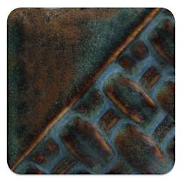 Mayco Stoneware Classic Glaze - Stoned Denim, fired at cone 10 reduction