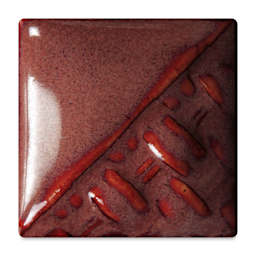 Mayco Stoneware Classic Glaze - Speckled Plum, fired at cone 6 oxidation