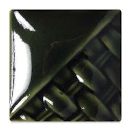 Mayco Stoneware Classic Glaze - Emerald, fired at cone 6 oxidation