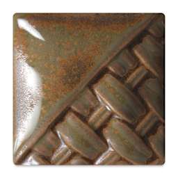 Mayco Stoneware Classic Glaze - Olivine, fired at cone 6 oxidation